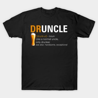 Beer Funny Drunk Uncle T-Shirt